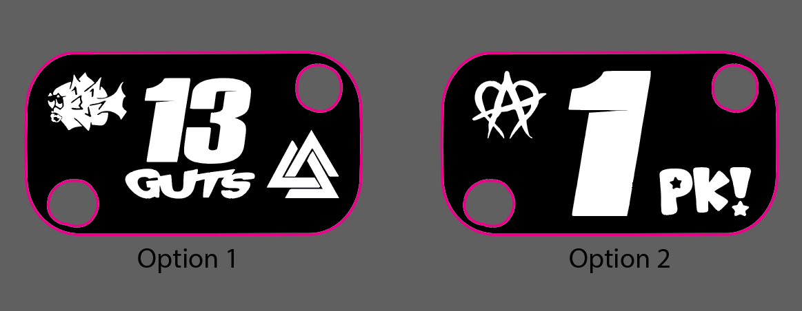 Ultra Bee Brake Reservoir Decals