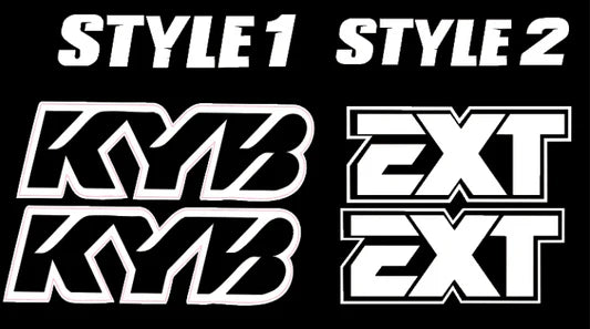 EXT / KYB Fork Stickers