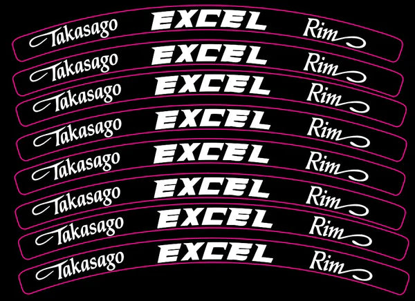 AMP Excel Rim Decals