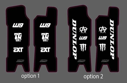 Surron LBX Fork Guard Decals