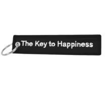 "The Key to Happiness" Keychain