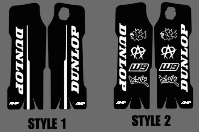 Surron LBX KKE Fork Guard Decals