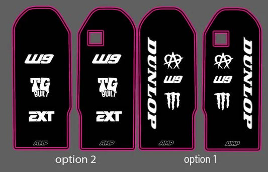 Talaria MX4 & Newer XXX OEM Fork Guard Decal