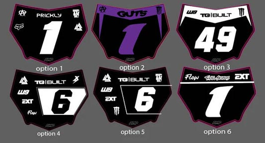 Motocutz Plate Decal