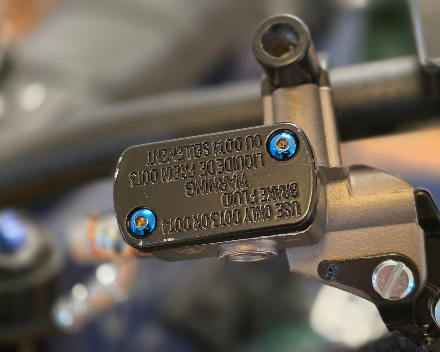 Ultra Bee Brake Reservoir Titanium Bolts