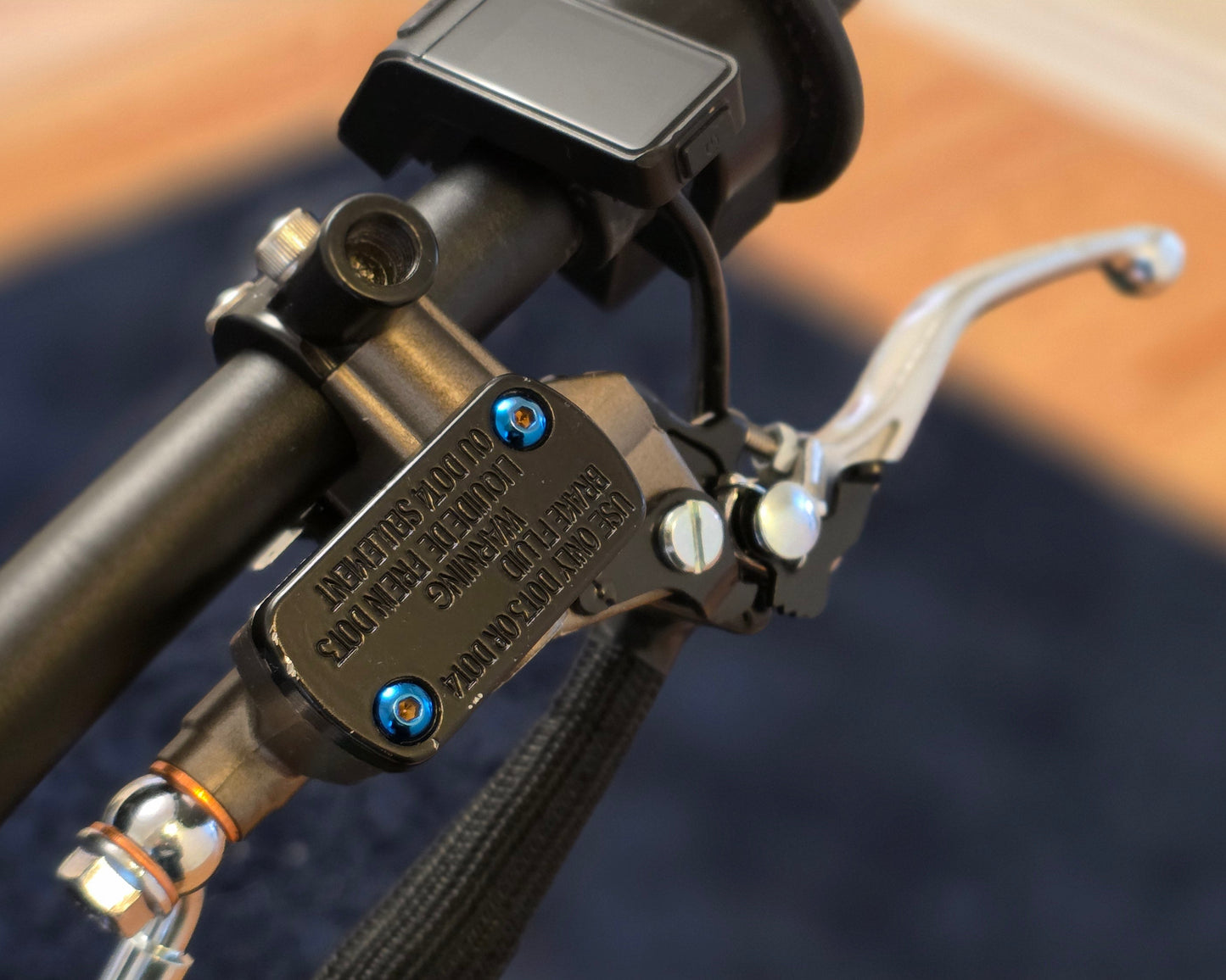 Ultra Bee Brake Reservoir Titanium Bolts